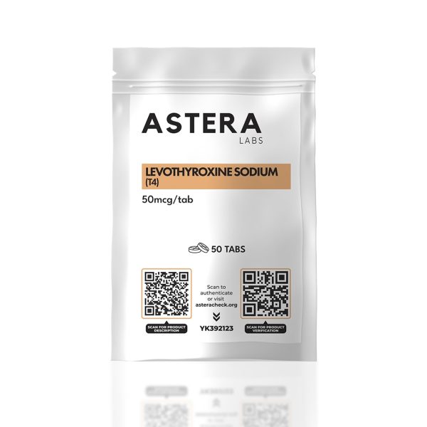 Levothyroxine Sodium (T4) 0,05 mg Astera Labs Fotografia produktu